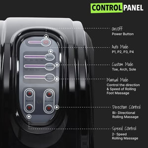 Electric Foot Rest Massager with Deep Kneading & Digital Controls – Foot Massage Machine for Pain Relief & Circulation