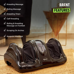 Electric Foot Rest Massager with Deep Kneading & Digital Controls – Foot Massage Machine for Pain Relief & Circulation