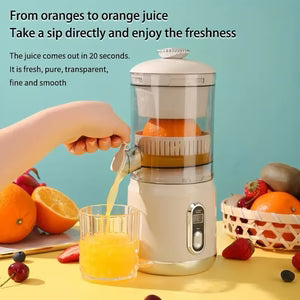 Electric Citrus Juicer Machine – Portable Automatic Fruit Juicer with One-Touch Operation | Compact Juice Maker for Orange, Lemon & Lime