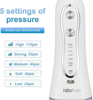 H2O Oral Irrigator – Powerful Water Flosser for Deep Clean & Healthy Gums